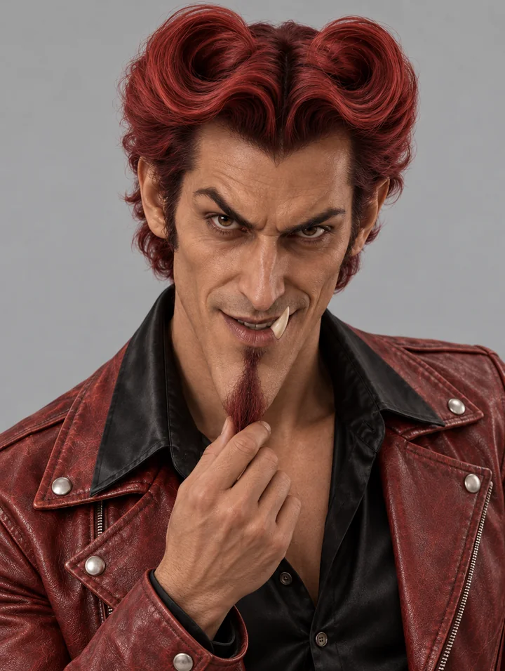 Pinstripe devil