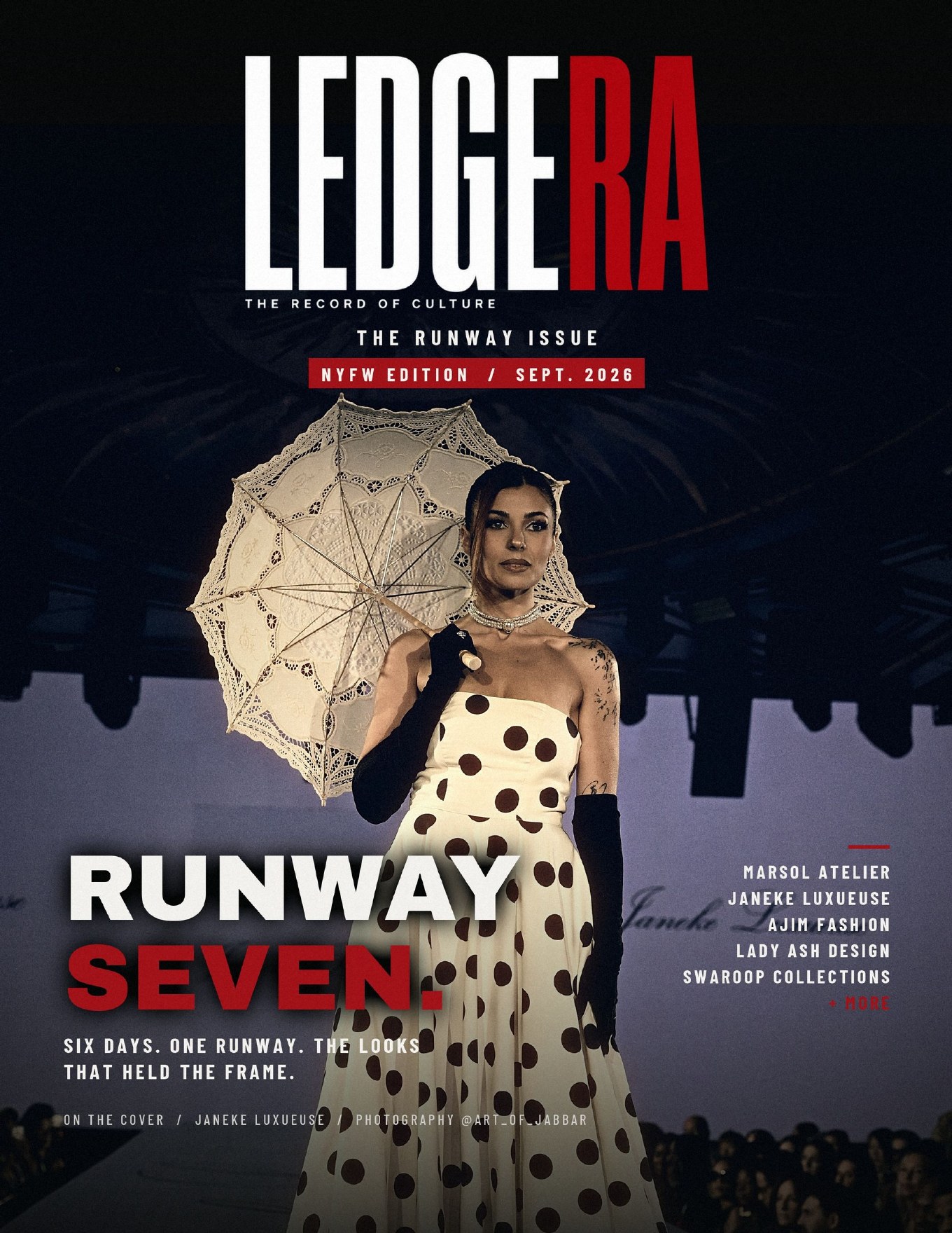LEDGERA Runway 7 NYFW Special cover