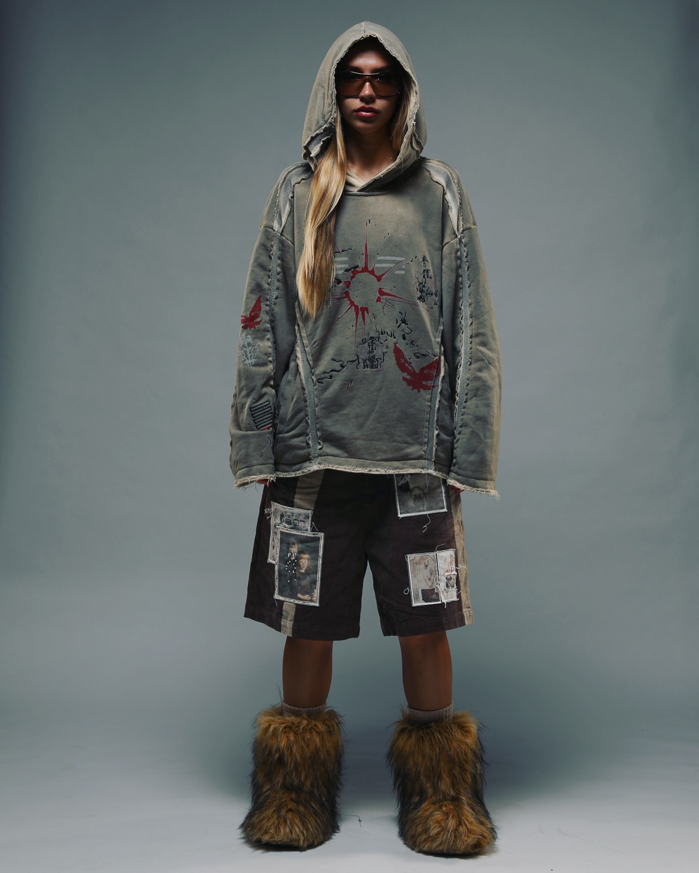 Sophia hooded editorial styling