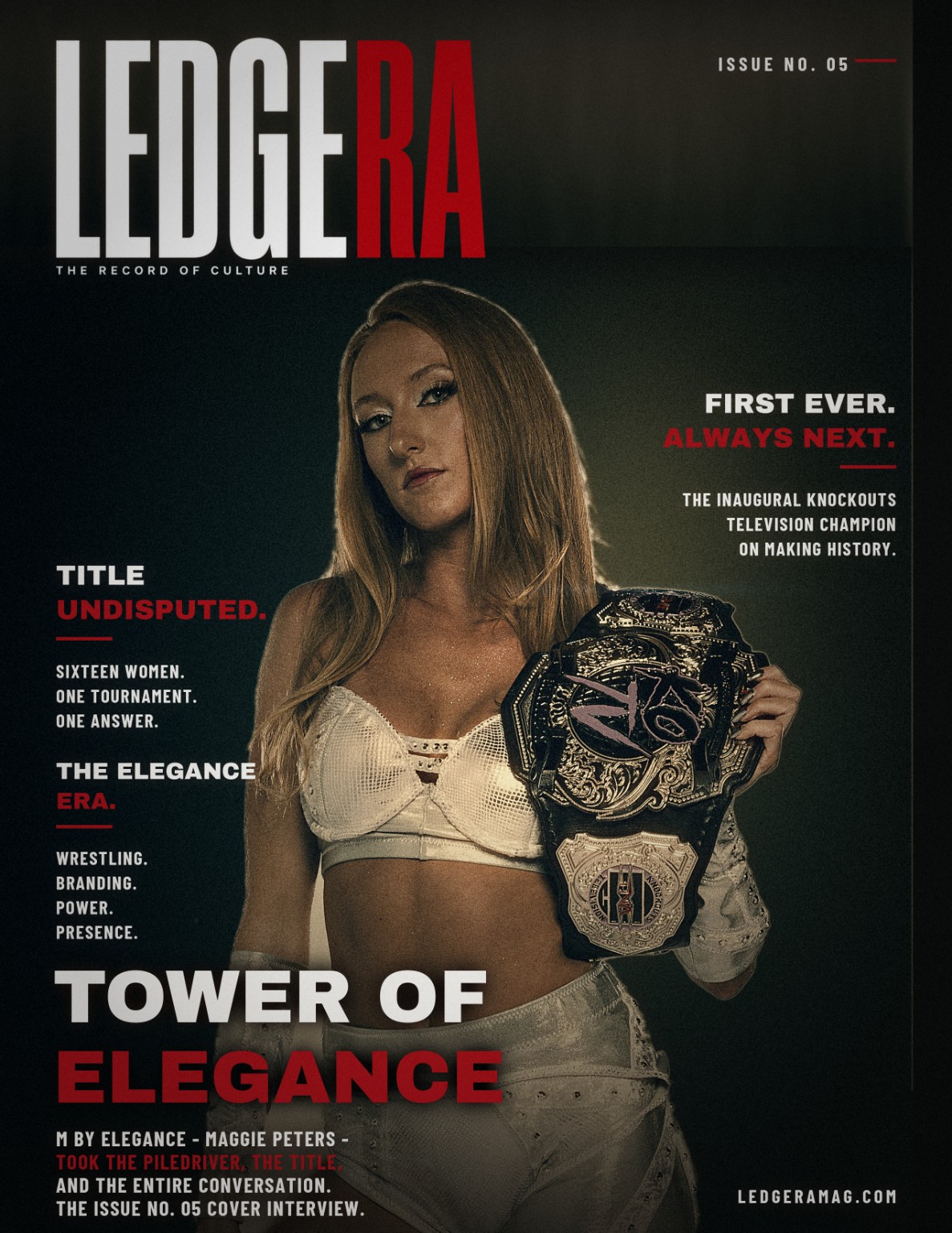 LEDGERA Issue No. 5 — Tower of Elegance featuring M by Elegance