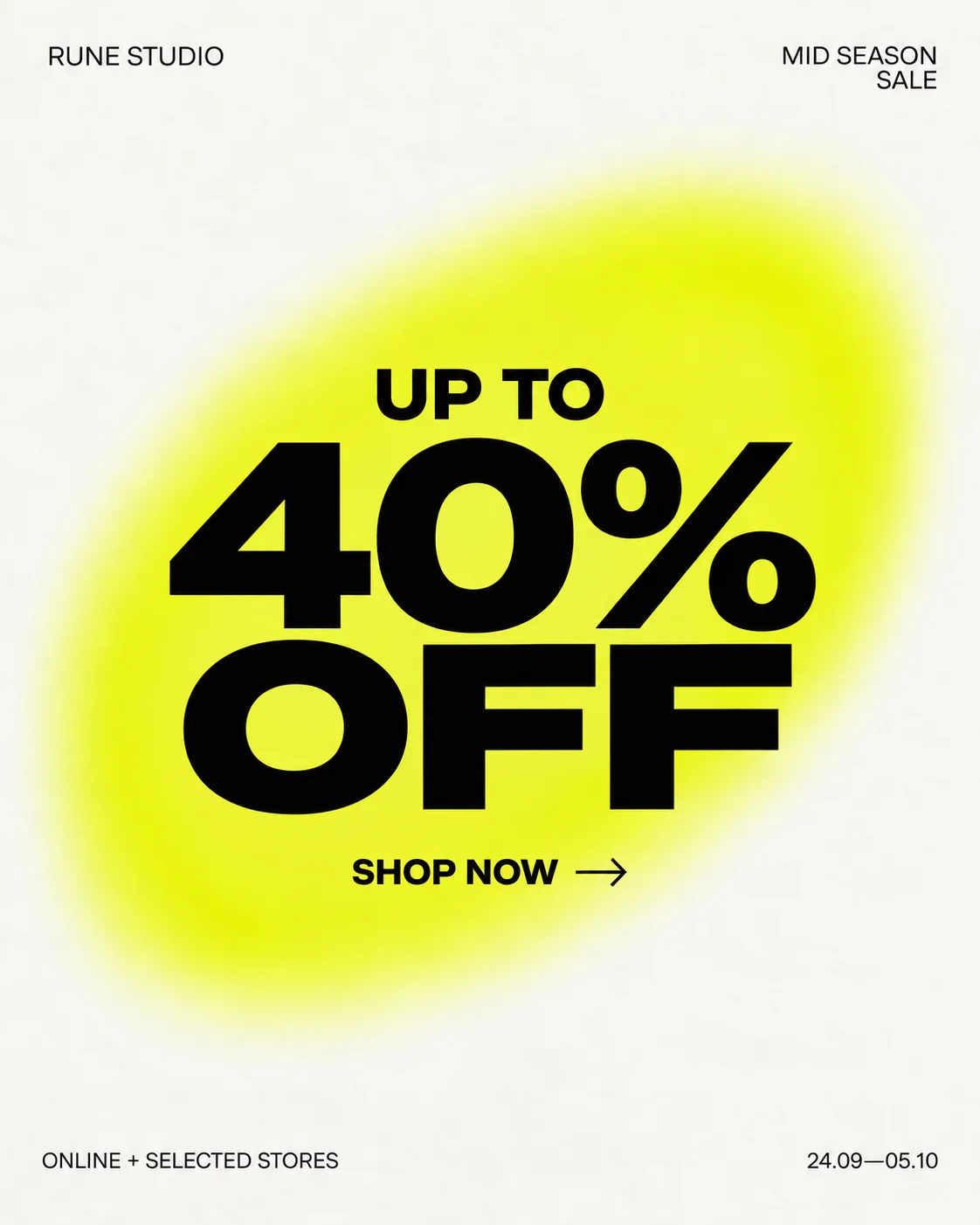 Multilingual Retail Sale Posters