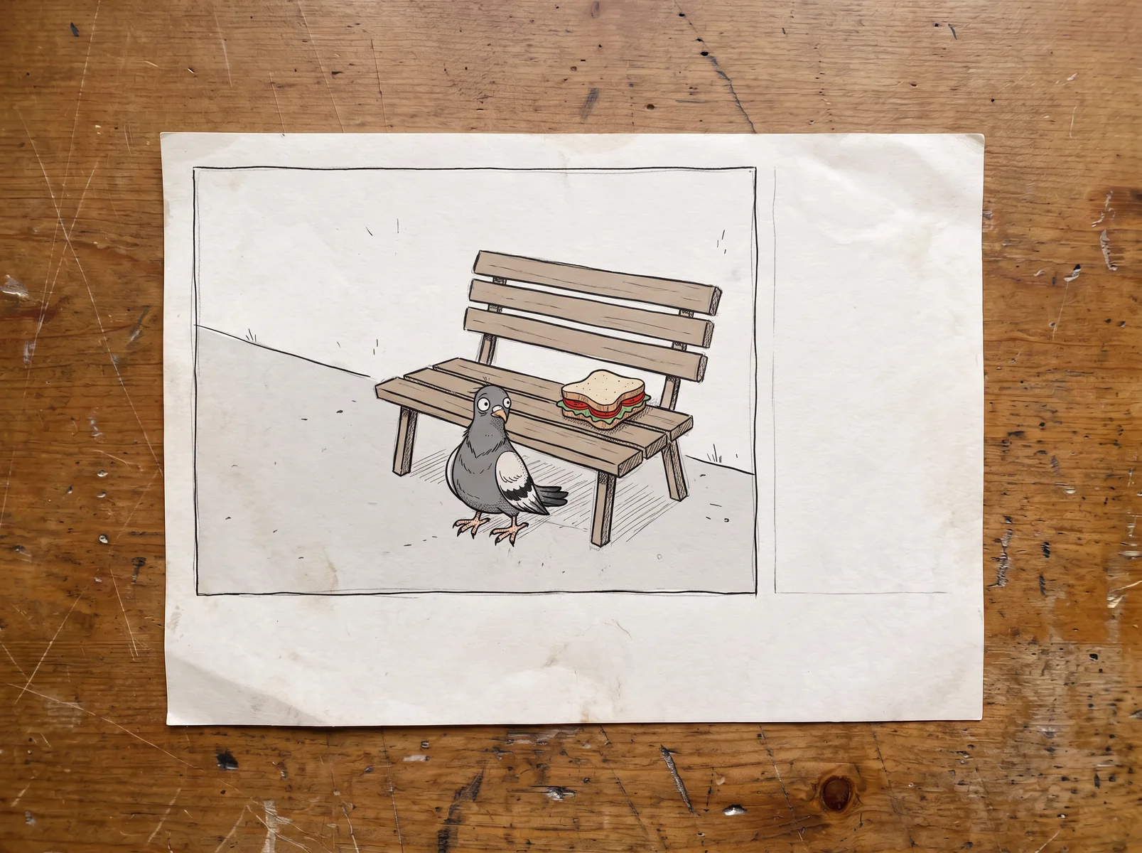 Hand-Drawn Comic Strip Illustrations
