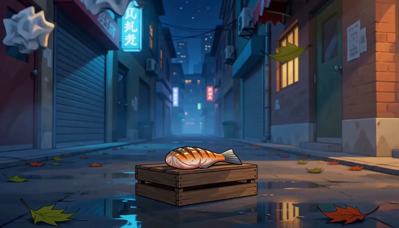 Cat Fight Animation in a Neon Alley