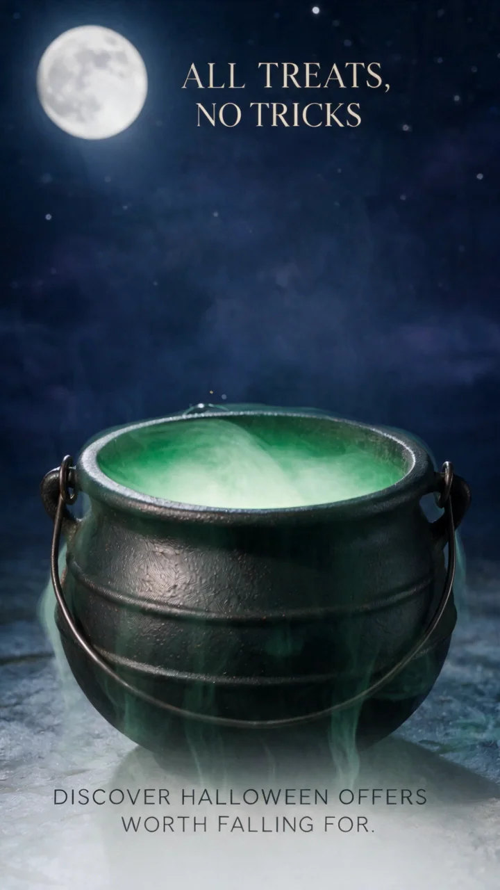 Enchanting Halloween Beauty Advertisements