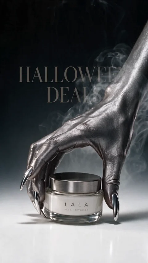 Spooky Halloween Skincare Product Videos