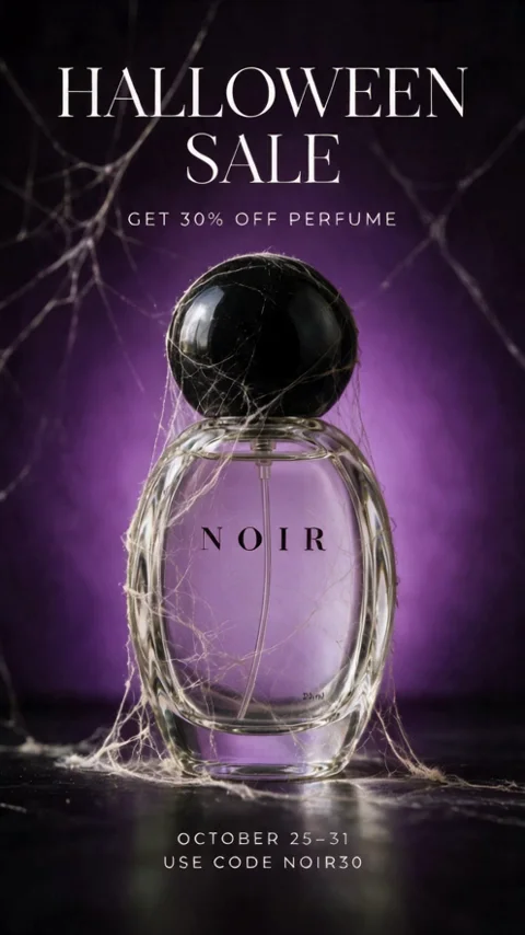 Halloween-Themed Advertisement