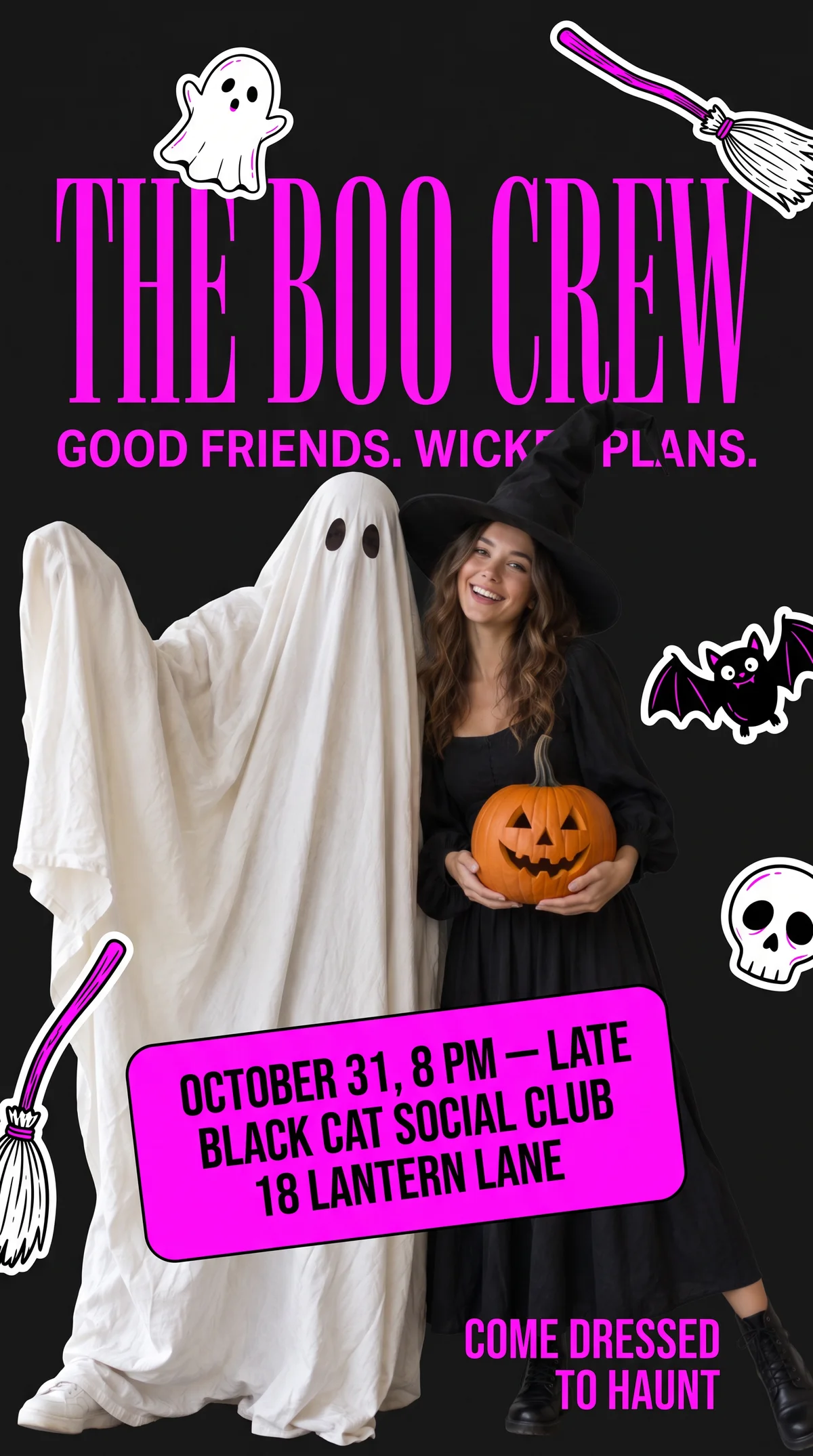 Vintage Halloween Party Invitation Designs